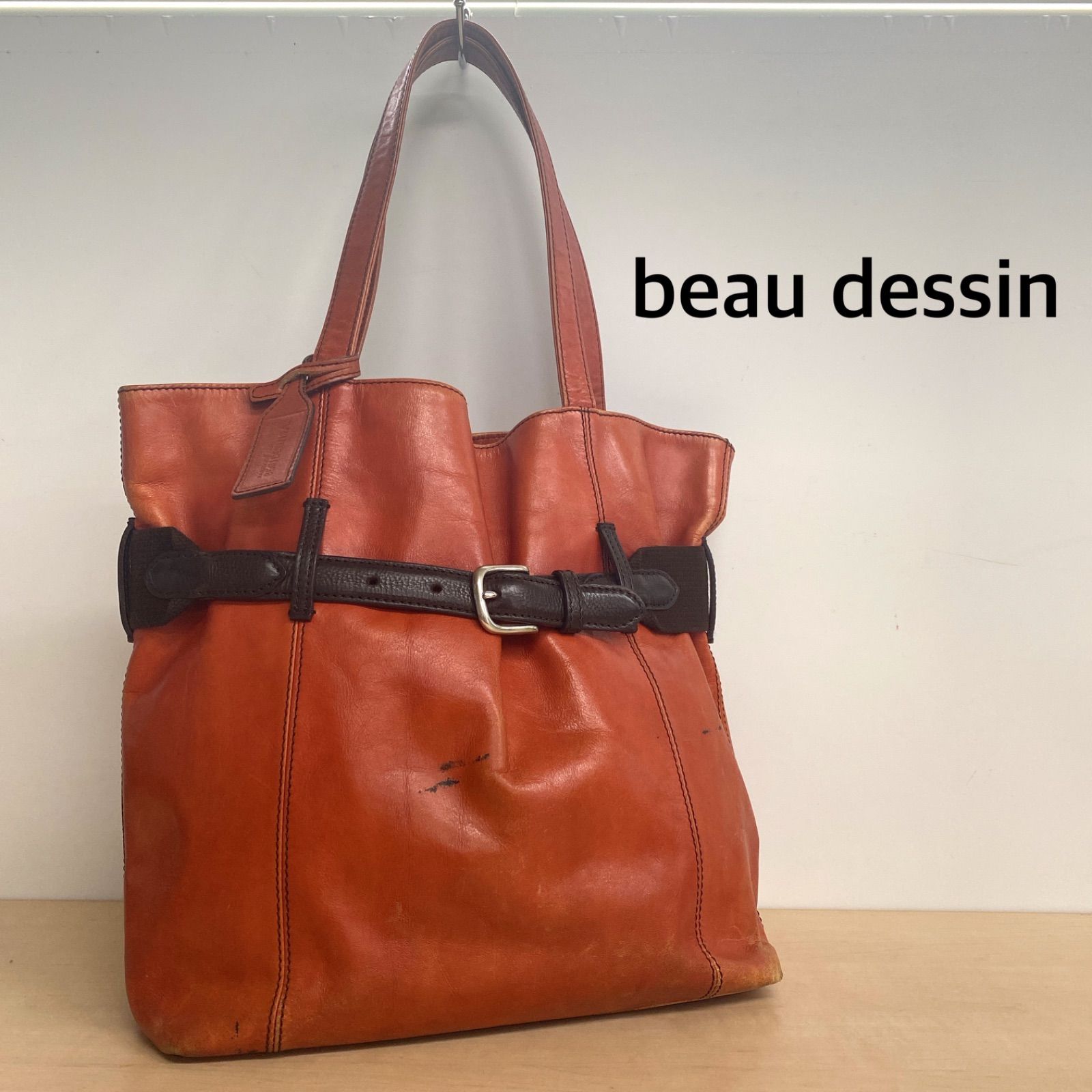 beau dessin レザー 本革 レザーハンドバッグ ショルダーバッグ 【BKr8 