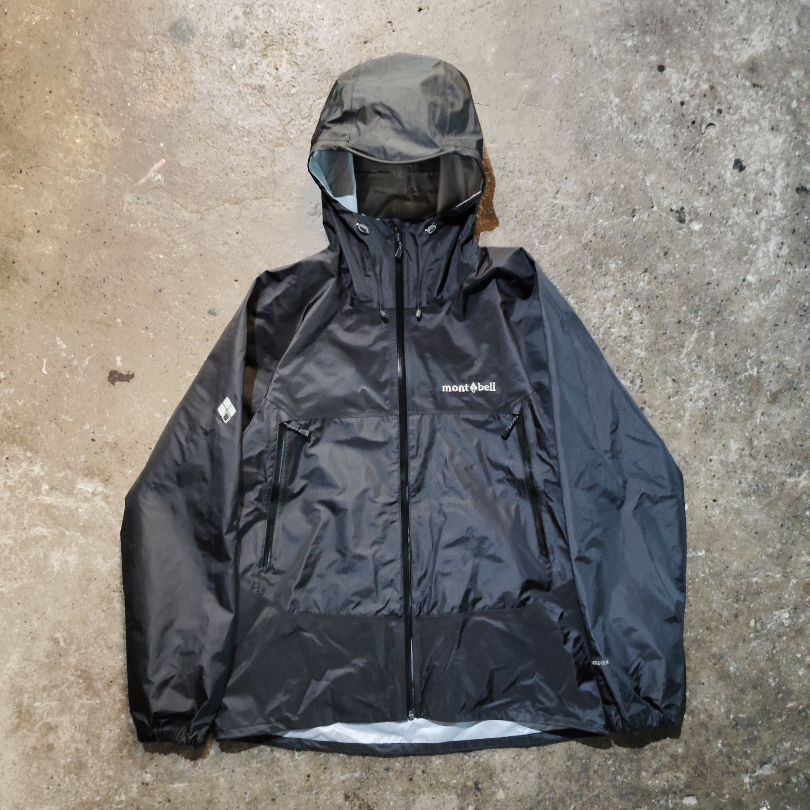mont-bell レイントレッカージャケット Men's XL ブラック モンベル