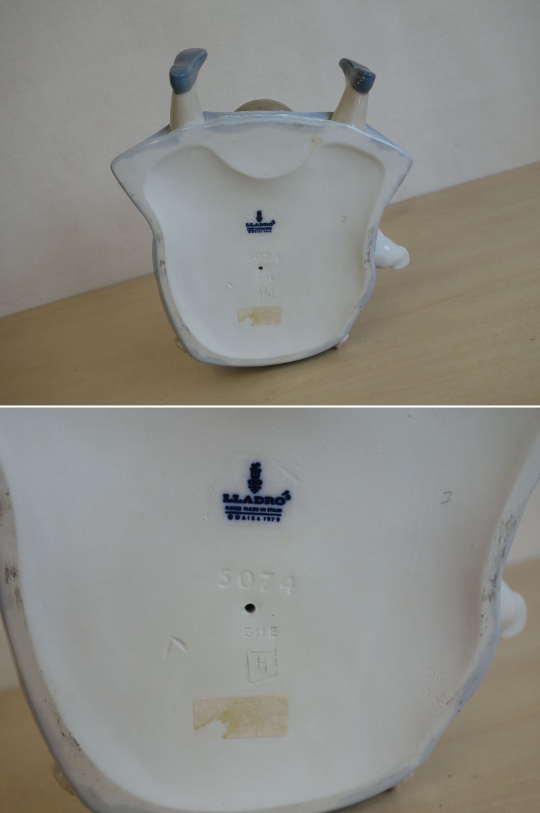 中古】M▽リヤドロ LLADRO 磁器人形 アヒルの家族 私の食いしん坊たち