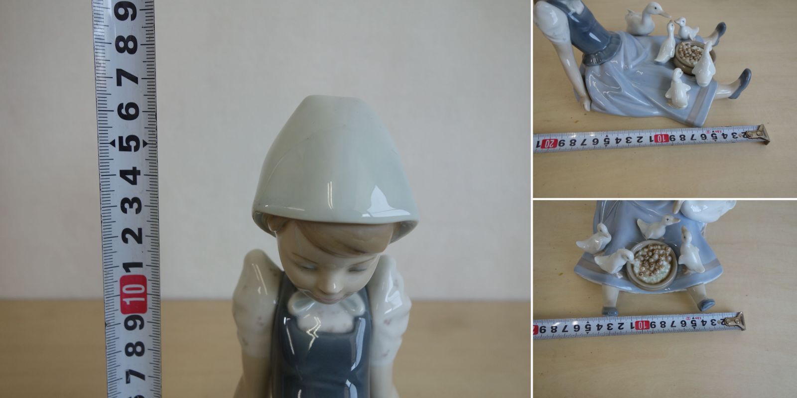 中古】M▽リヤドロ LLADRO 磁器人形 アヒルの家族 私の食いしん坊たち