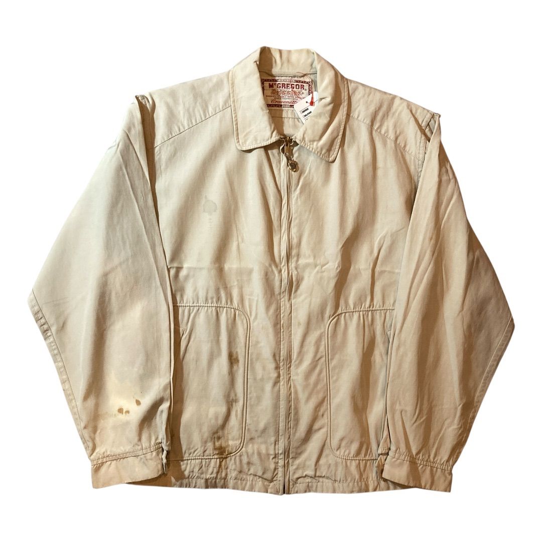 60s mcgregor drizzler size40 beige / 60年代製 マクレガー ドリズラー ベージュ サイズ40　【F480】