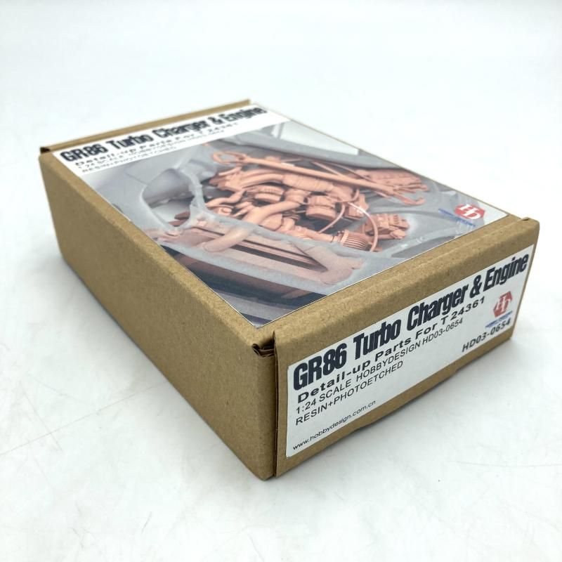 ガレージキット改造完成品　サイズ大　サイボーグ 中古】ﾎﾋﾞｰﾃﾞｻﾞｲﾝ ｶﾞﾚｰｼﾞｷｯﾄ 1/24 GR86 Turbo Charger&Engine HD03