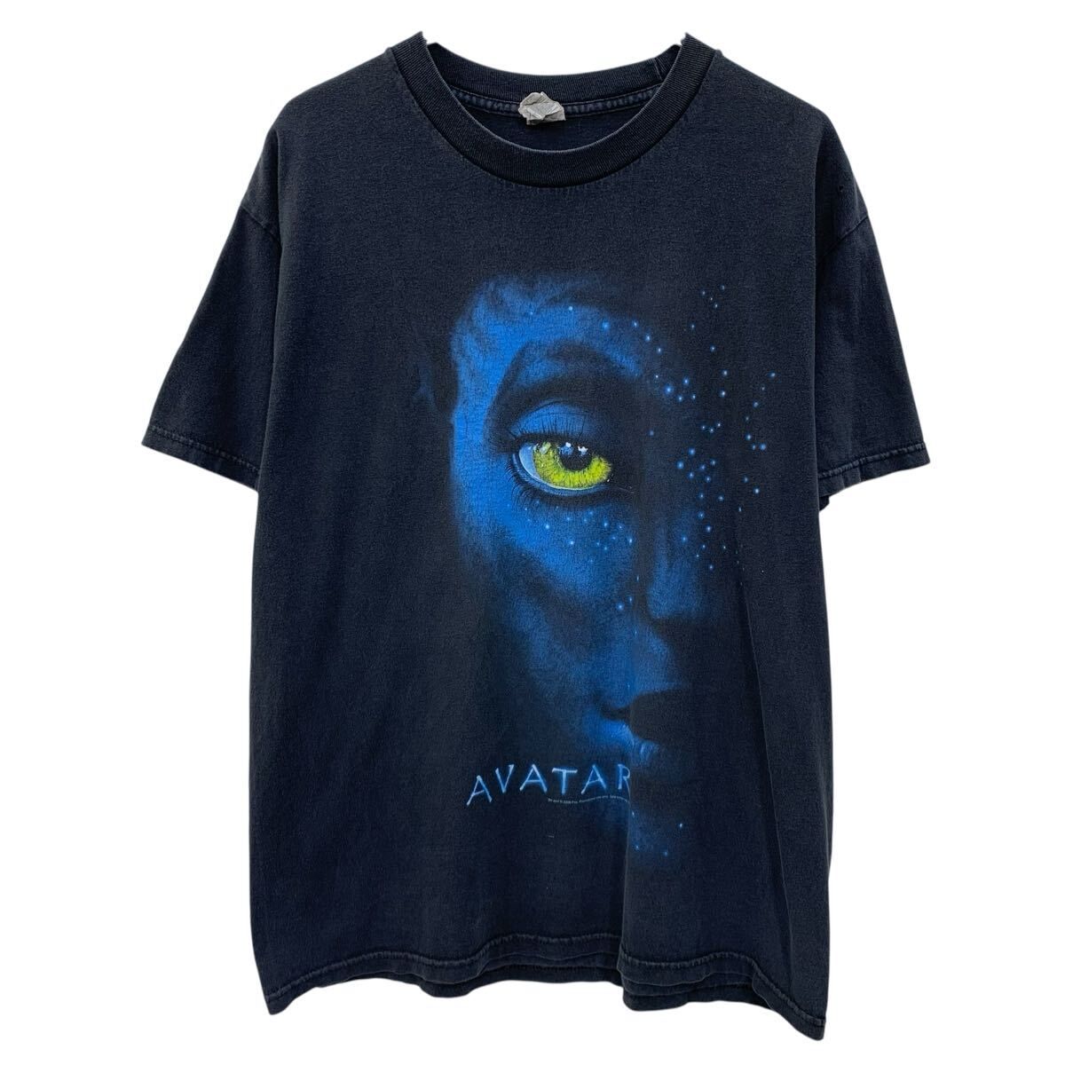 00s メキシコ製 ALSTYLE 半袖 ムービーTシャツ L ブラック アルスタイル 00年代 アバター ビッグプリント 映画 カットソー 夏物 a805-6948