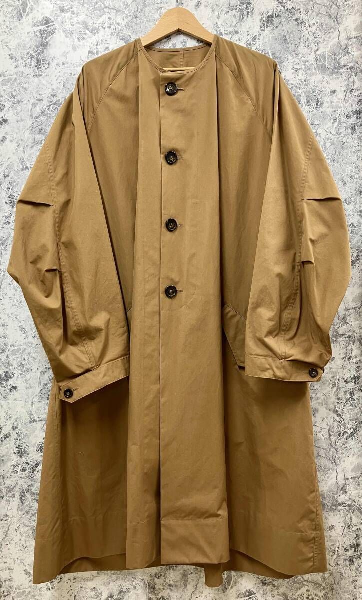 STUDIO NICHOLSON / スタジオニコルソン コート MILTON GABERDINE COAT ブラウン Sサイズ