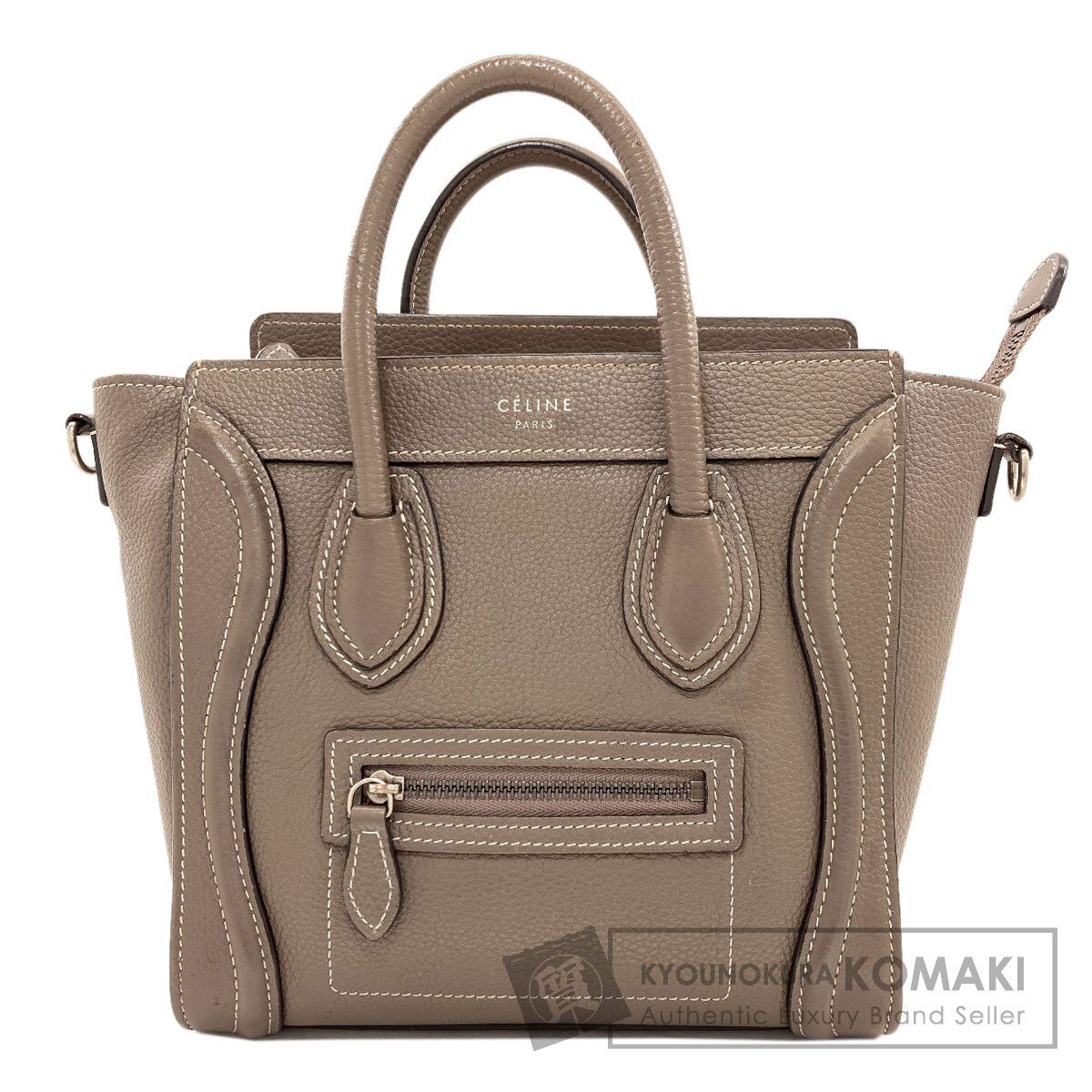 CELINE セリーヌ ラゲージナノ 2WAY ハンドバッグ カーフ レディース [中古] 69,575円
