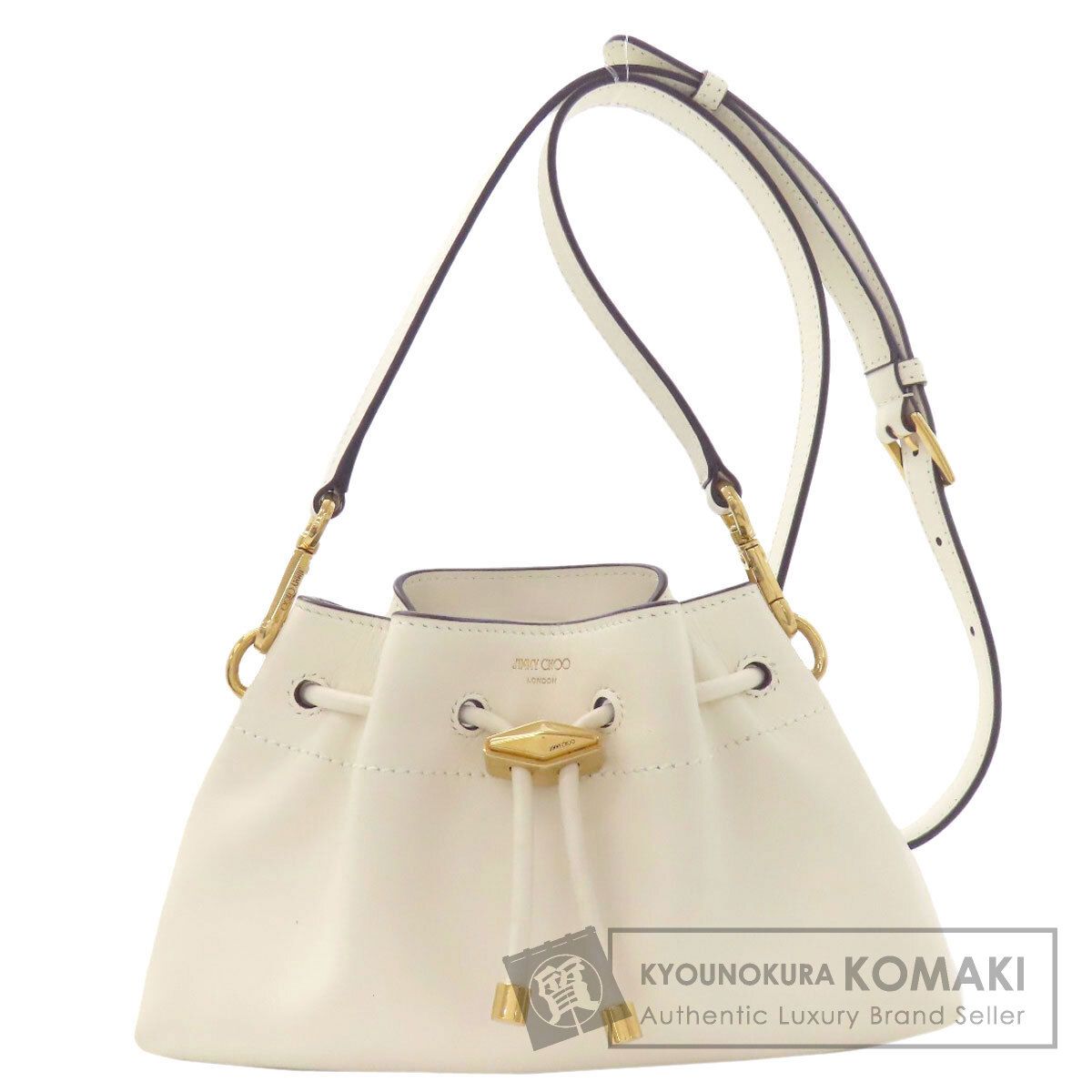 Jimmy Choo ジミーチュウ シンチ ショルダーバッグ カーフ レディース [中古]