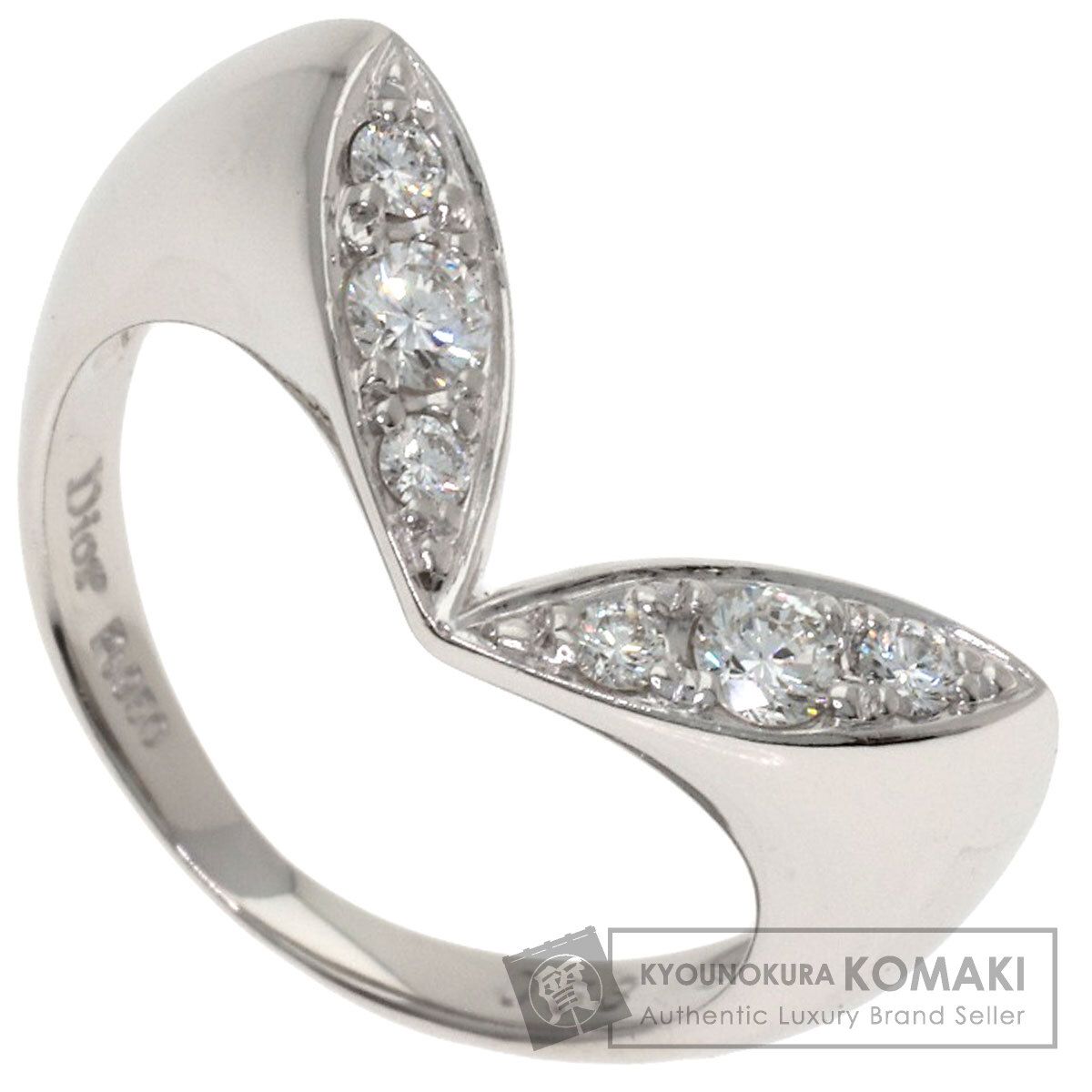 Dior ディオール ダイヤモンド リング・指輪 PT950 レディース [中古]