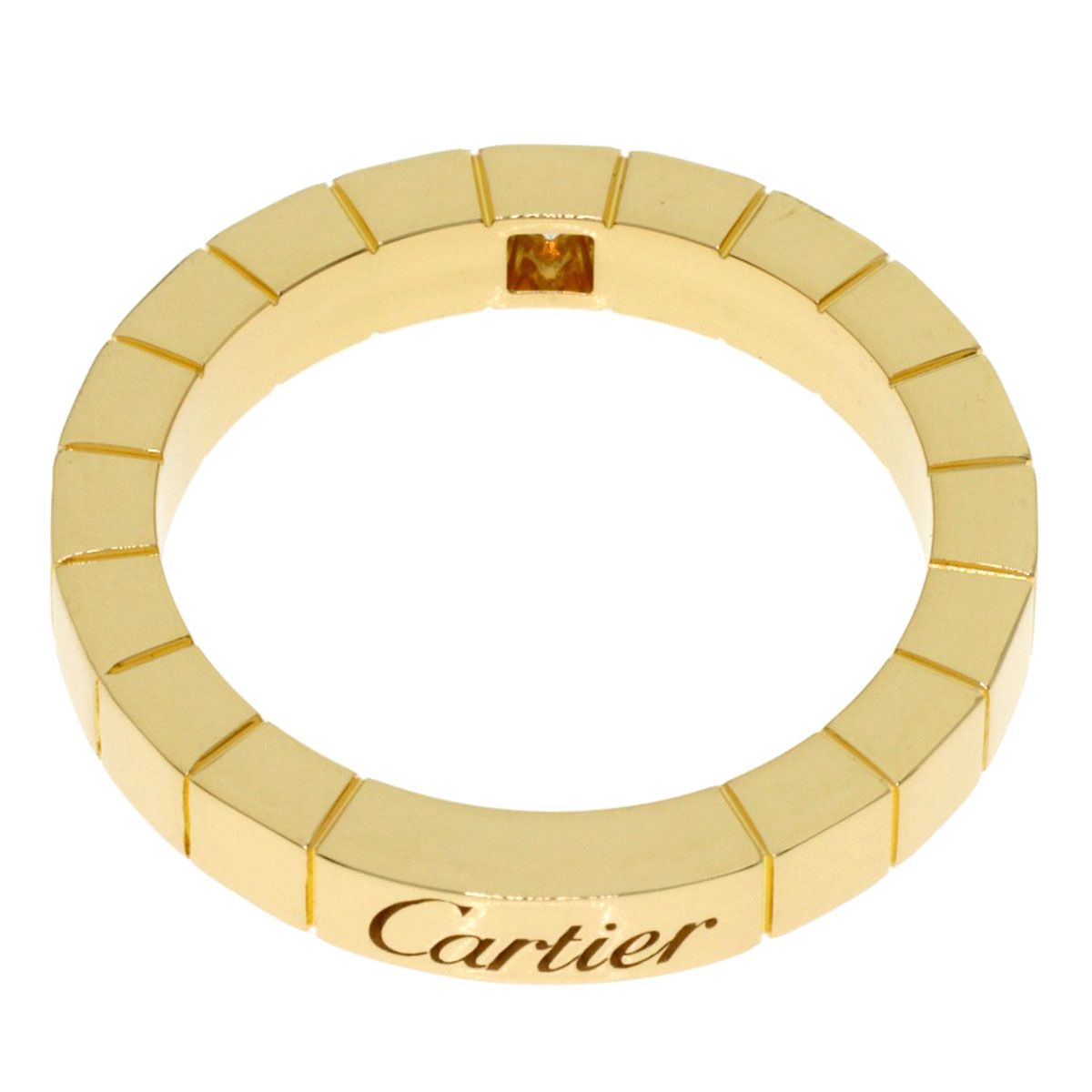 CARTIER カルティエ ラニエール 1P ダイヤモンド #50 リング・指輪 