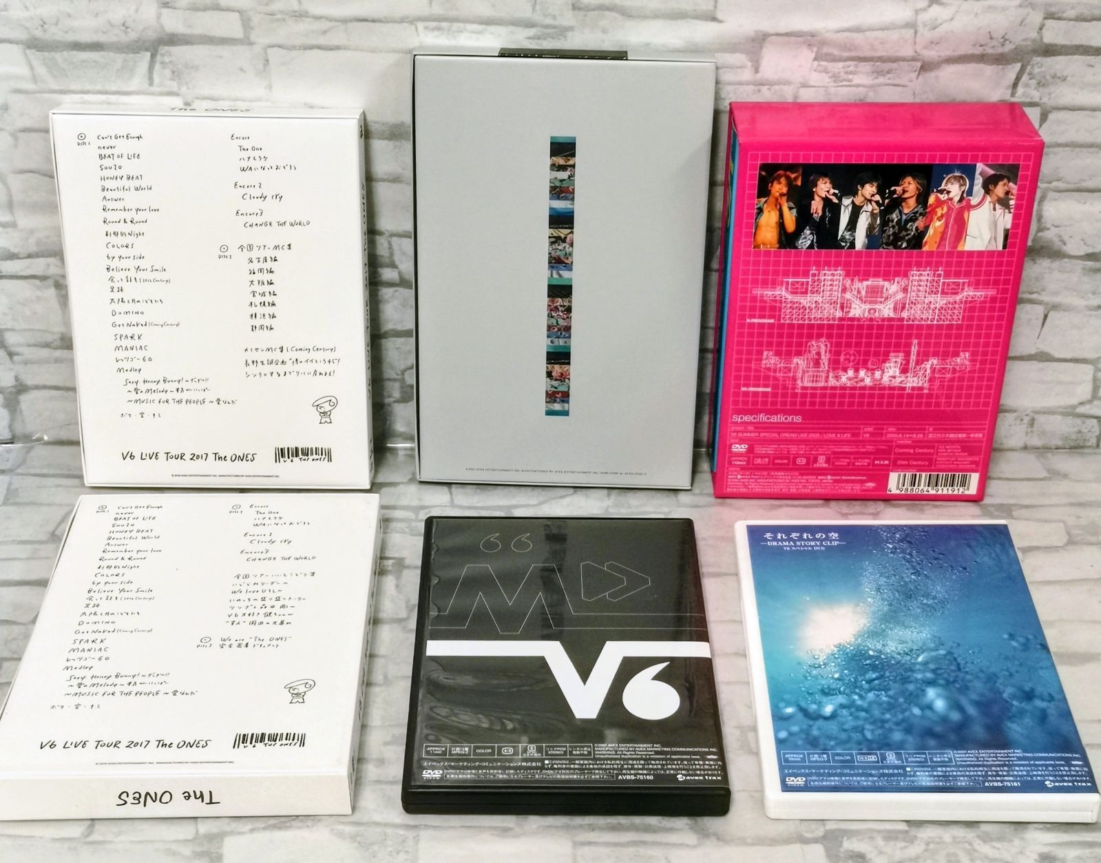 W2-53】◇ V6 ライブDVD 6点まとめ売りセット - メルカリ