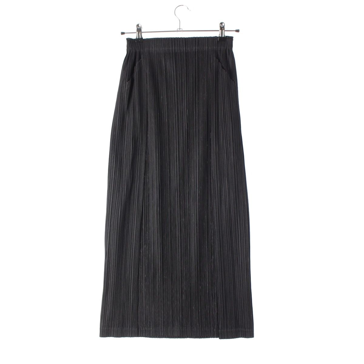 プリーツプリーズ イッセイミヤケ THICKER BOTTOMS 1 ポリエステル スカート PP61-JG373 ブラック 3【中古】 25,613円