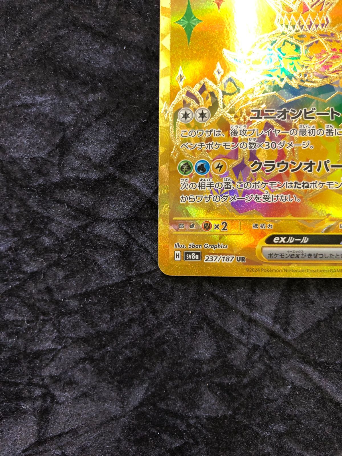 ポケモンカード テラパゴスex UR sv8a 237/187 テラスタルフェスex