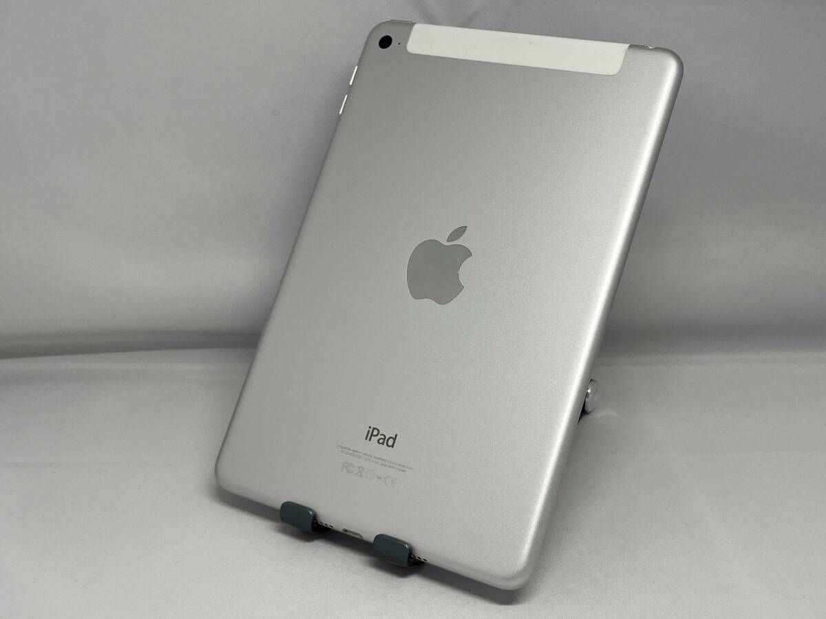 au 【SIMロックなし】MK702J/A iPad mini 4 Wi-Fi+Cellular 16GB シルバｰ au