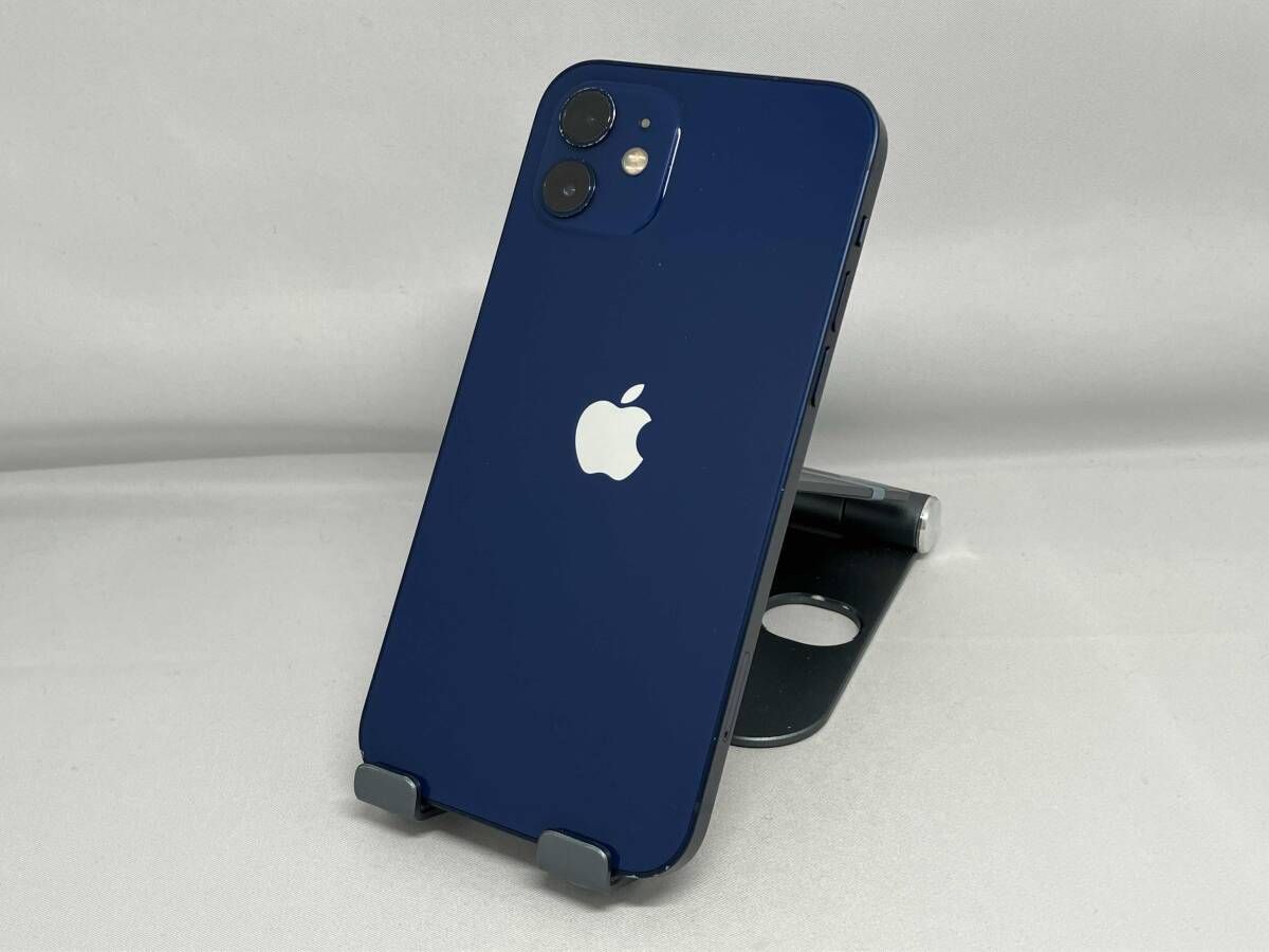 docomo 【SIMロックなし】MGHX3J/A iPhone 12 128GB ブルｰ docomo