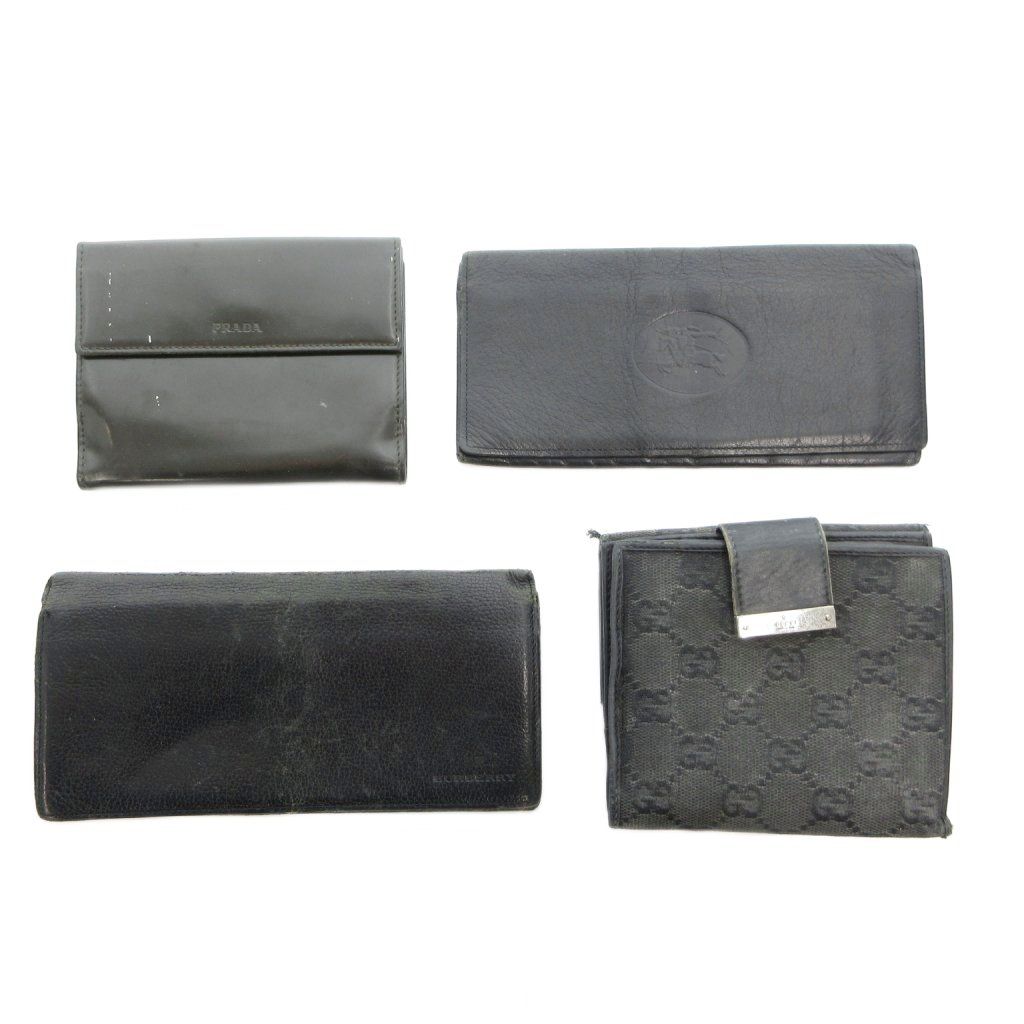 グッチ GUCCI プラダ バーバリー 財布 4点まとめ ■GY99 /TQ