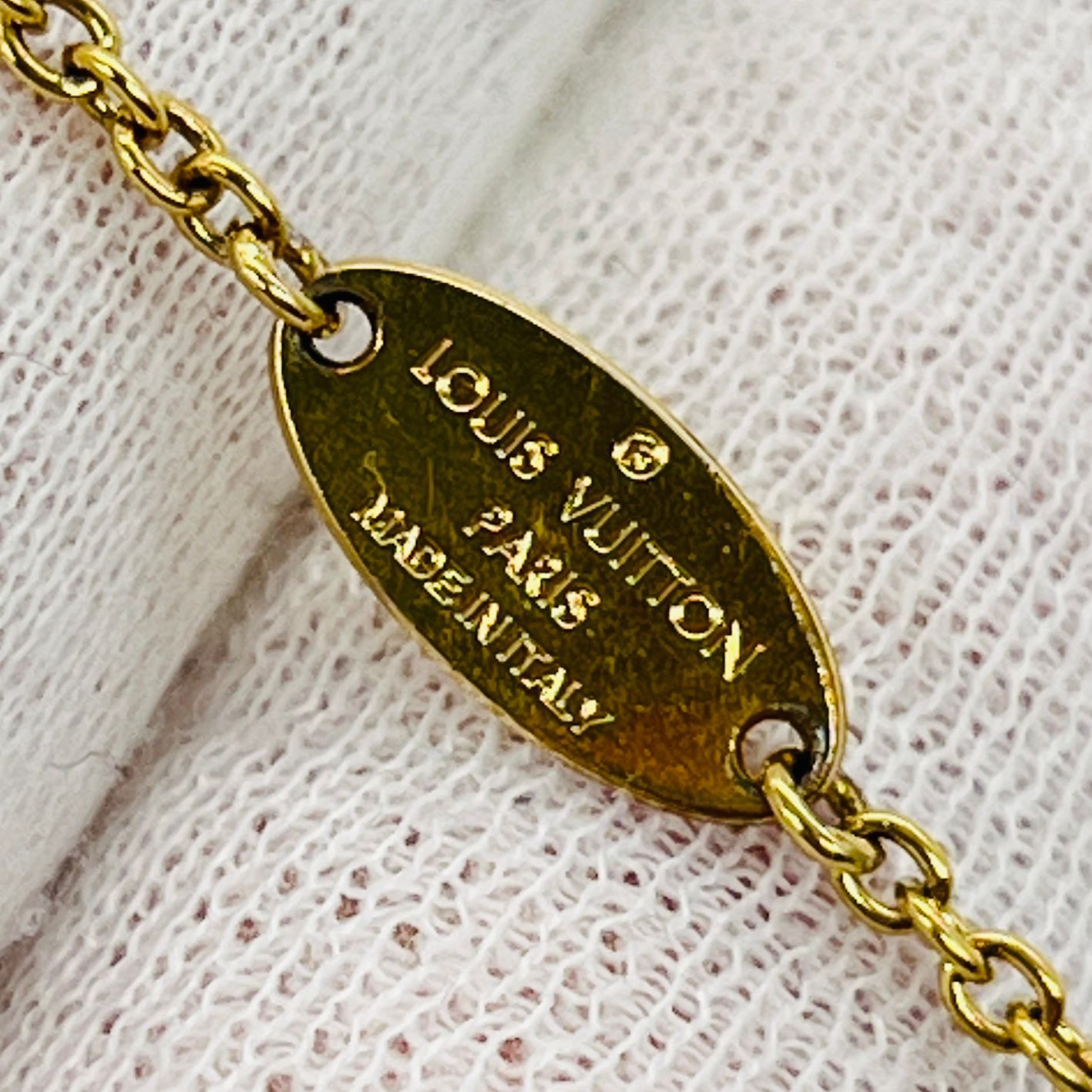 ルイヴィトン LV アイコニックブレスレット 19cm M00587 ゴールド