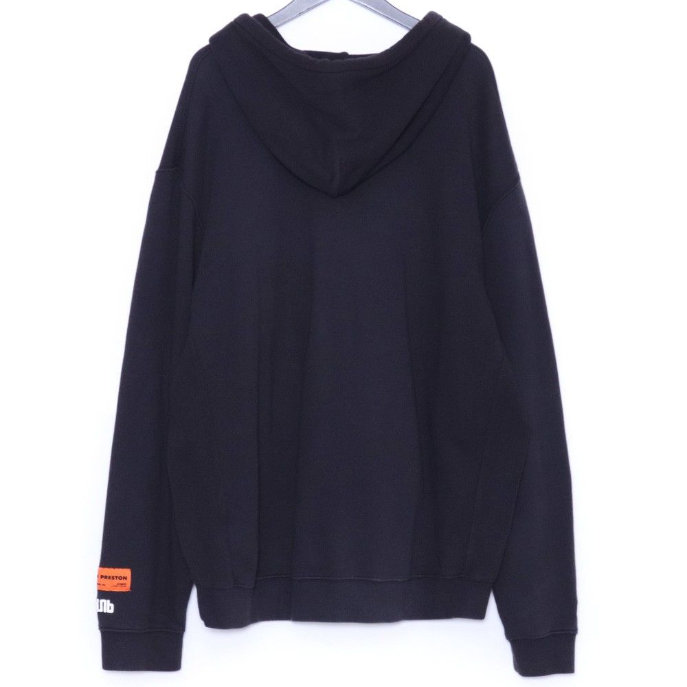 HERON PRESTON プルオーバースウェットパーカー Lサイズ ブラック
