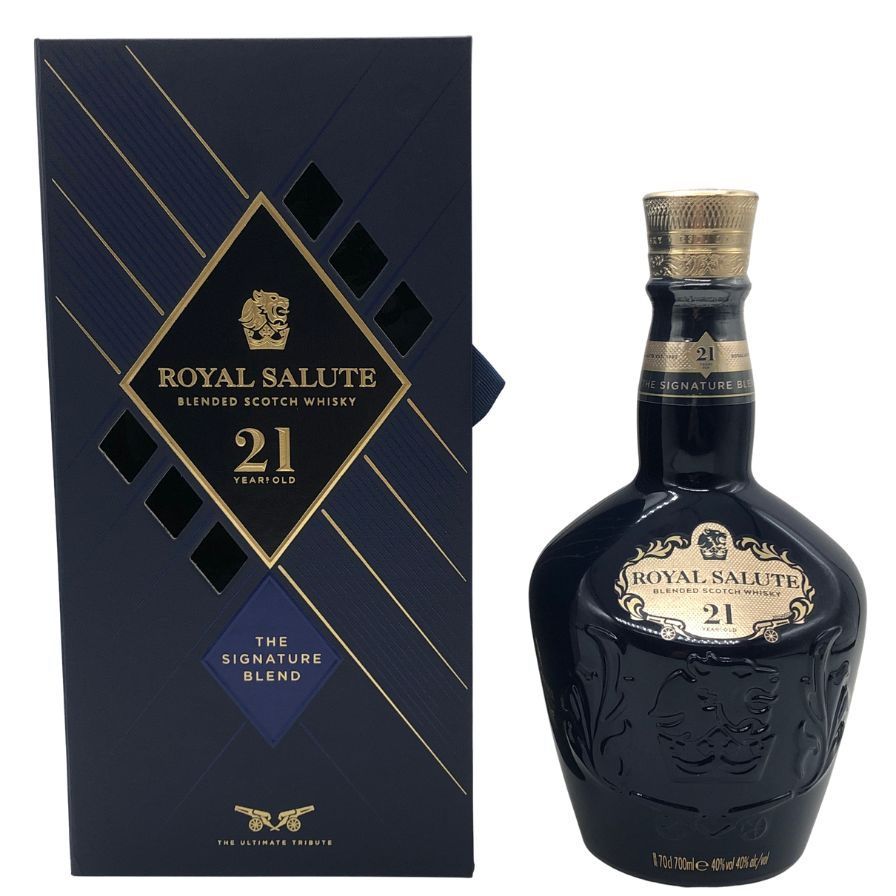 ロイヤルサルート 21年 シグネチャーブレンド 40% 700ml ROYAL SALUTE 1415ｇ スコッチウイスキー【P4】