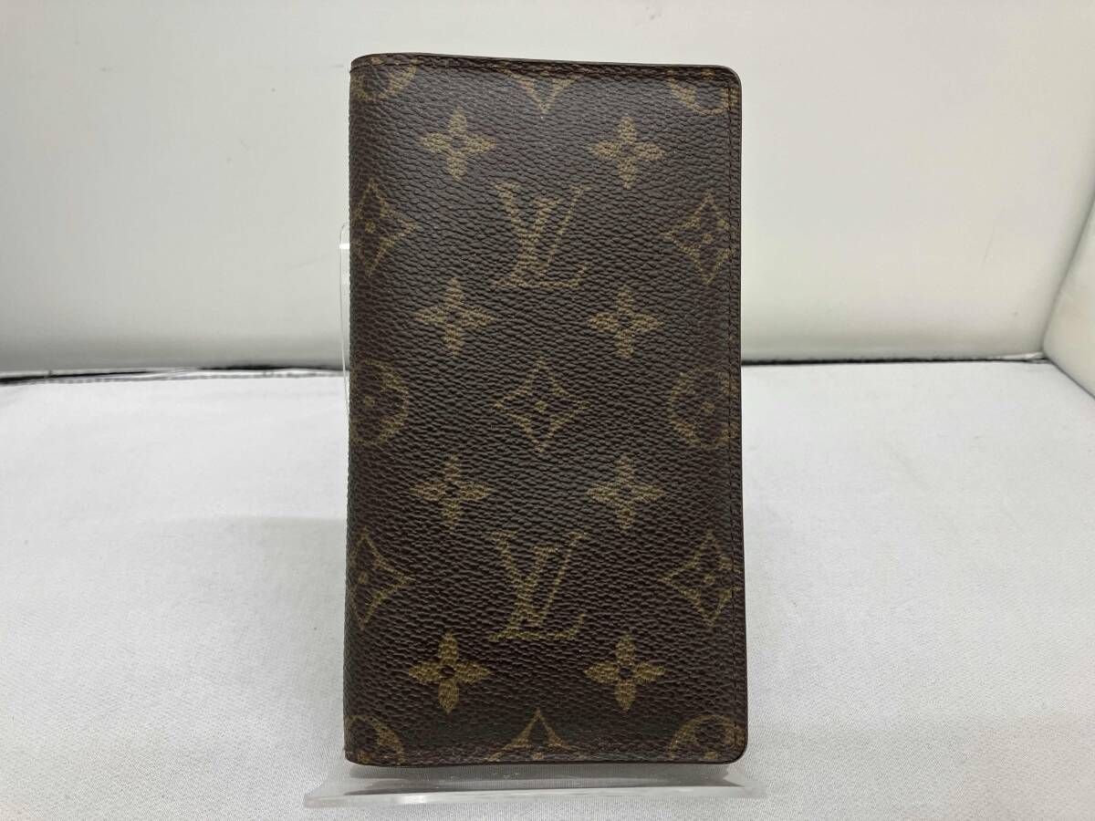 LOUIS VUITTON ルイ ヴィトン R20503 アジェンダポッシュ モノグラム 手帳カバー アドレス帳