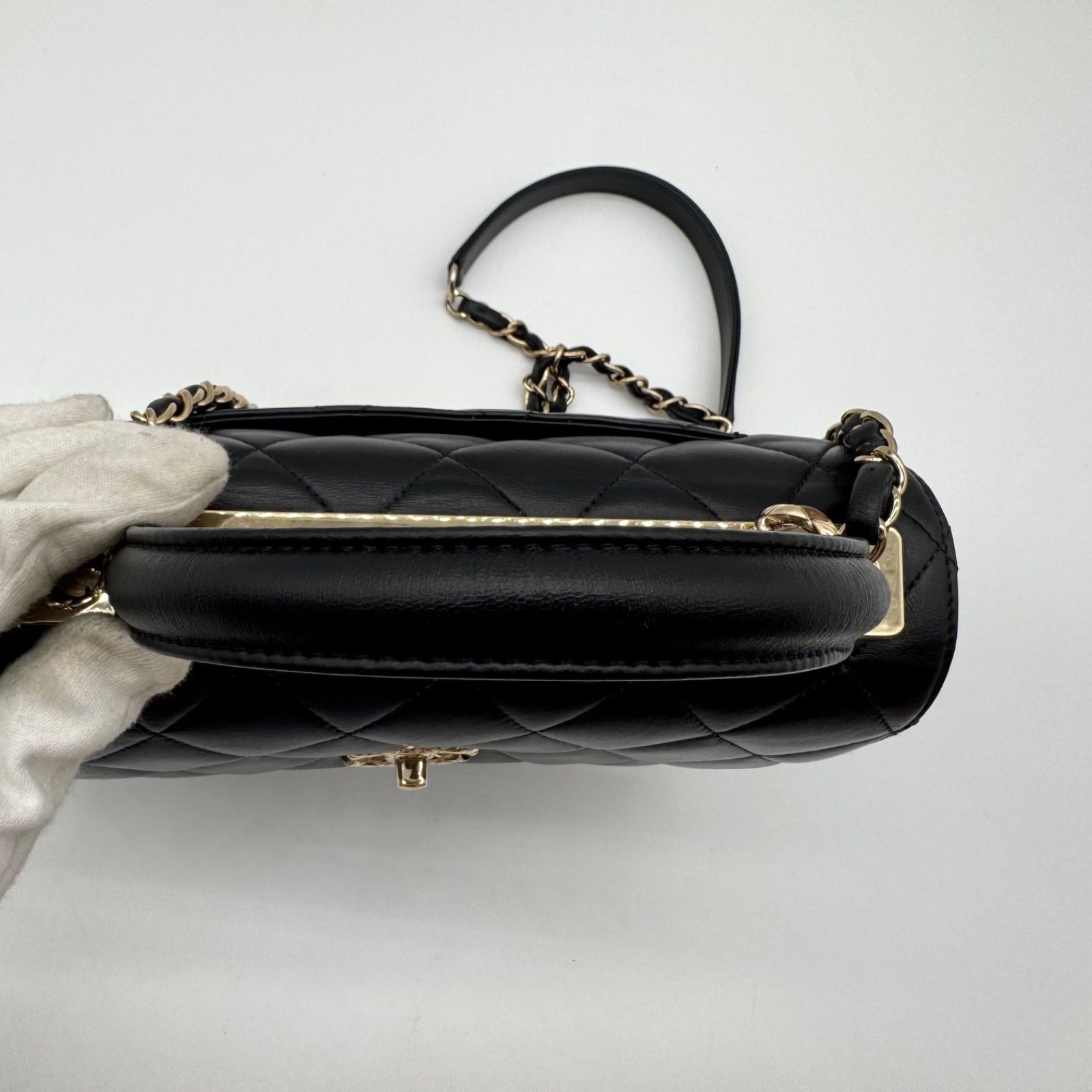 極美品✨CHANEL シャネル ショルダーバッグ トップハンドル マトラッセ