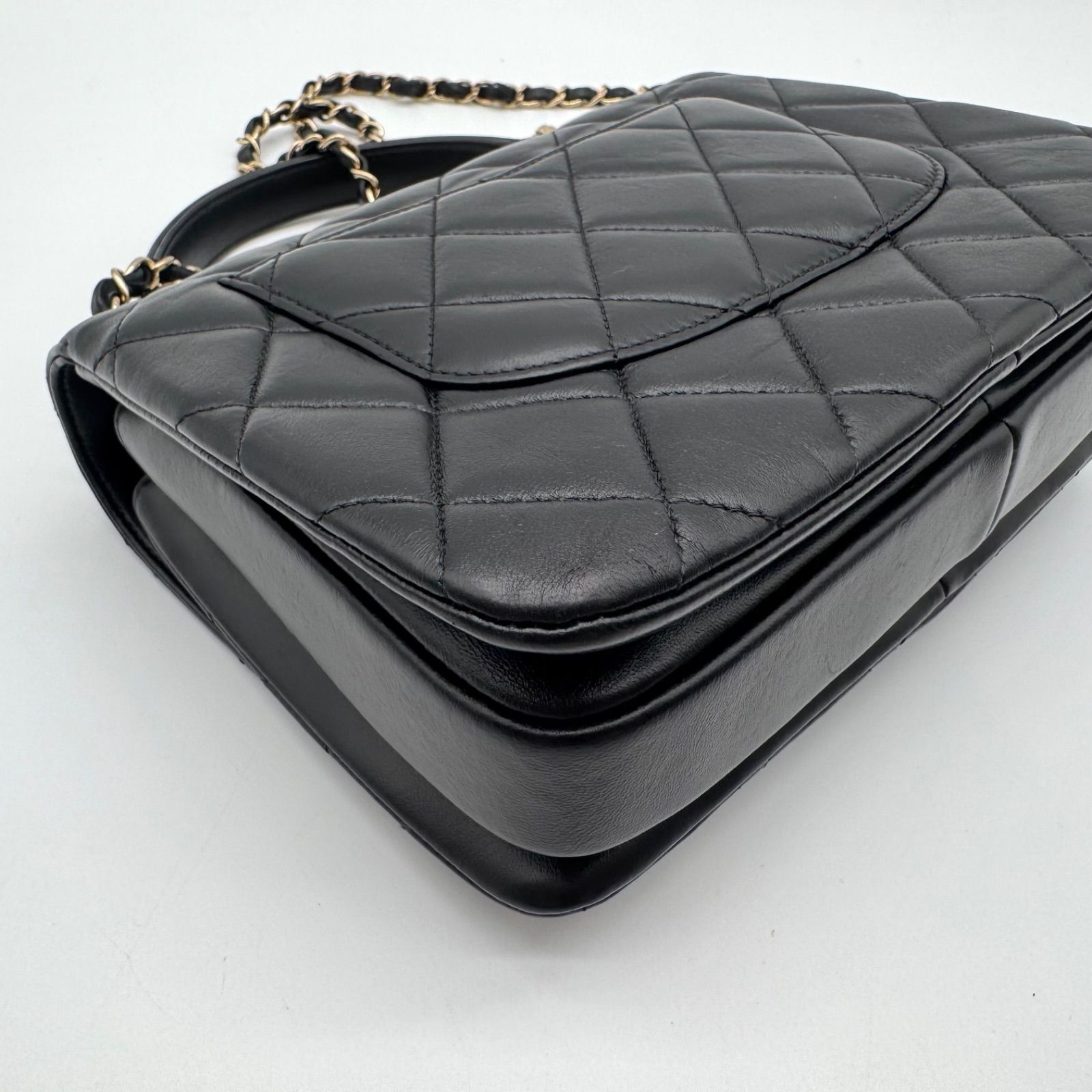 極美品✨CHANEL シャネル ショルダーバッグ トップハンドル マトラッセ