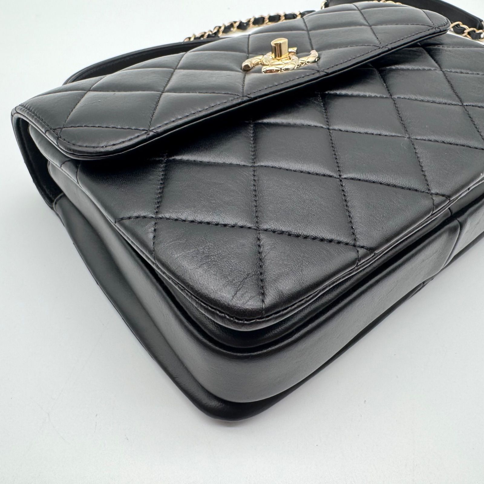 極美品✨CHANEL シャネル ショルダーバッグ トップハンドル マトラッセ 