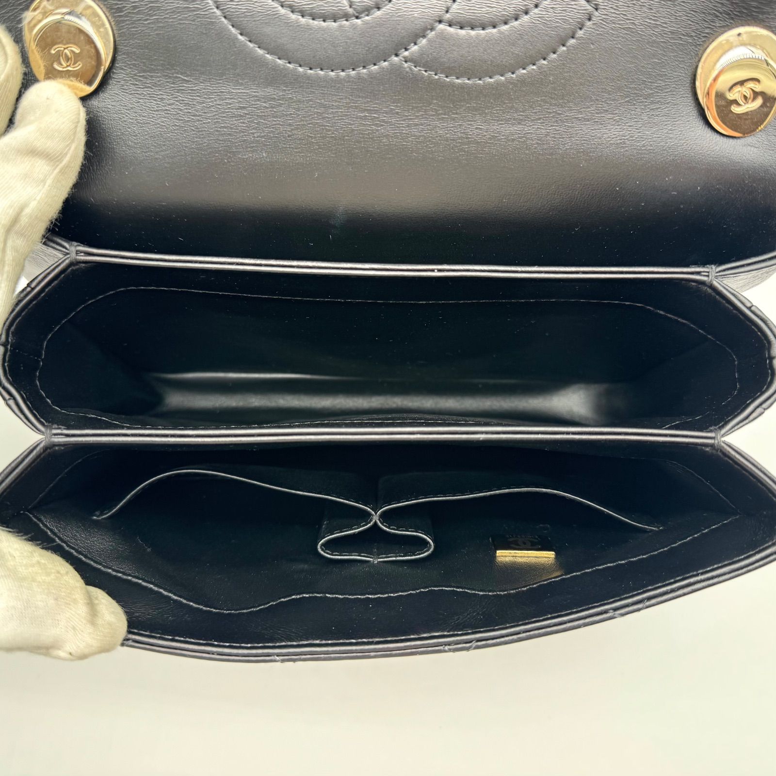 極美品✨CHANEL シャネル ショルダーバッグ トップハンドル マトラッセ 