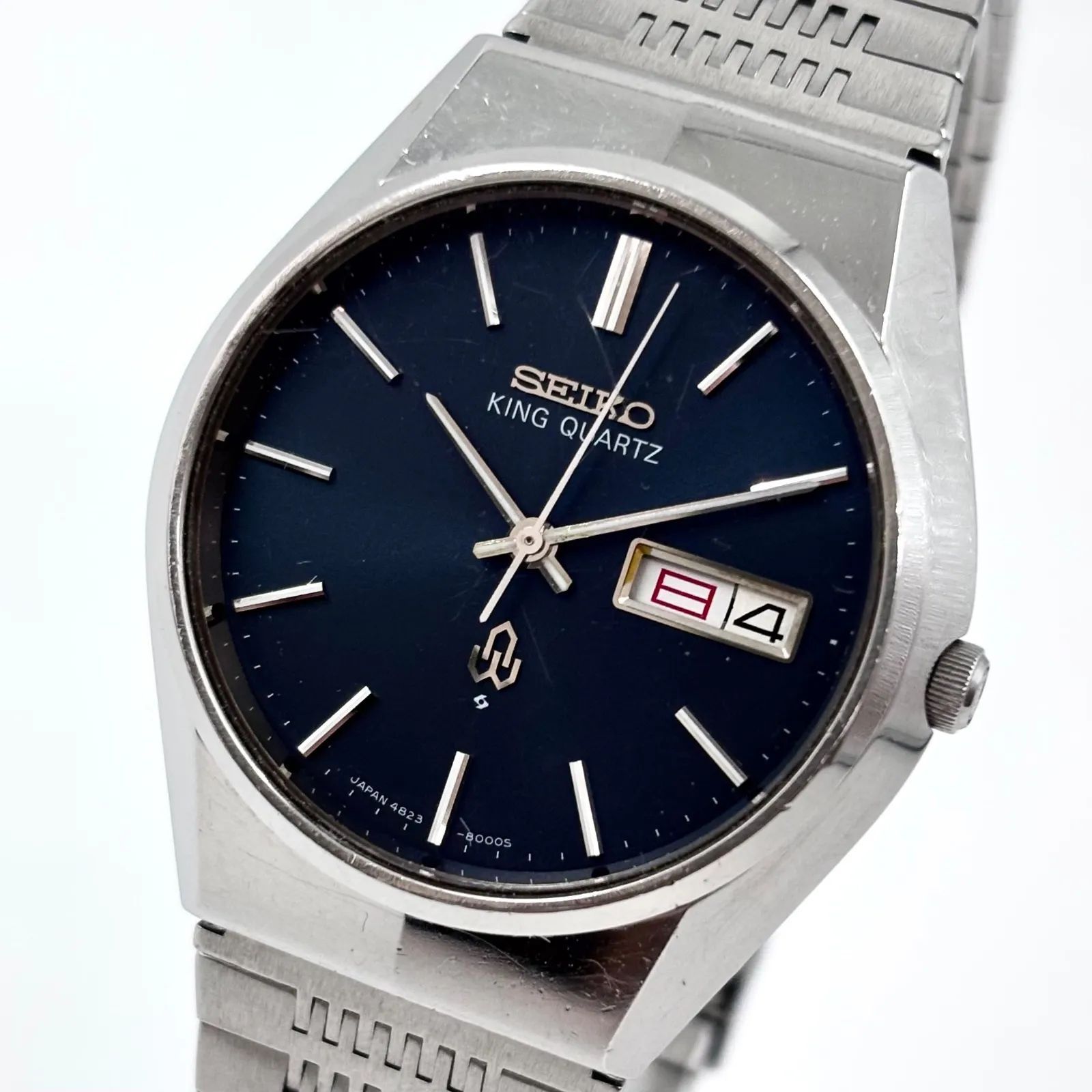稼働品 SEIKO KING QUARTZ セイコー キング ツイン クォーツ 9443 7000 