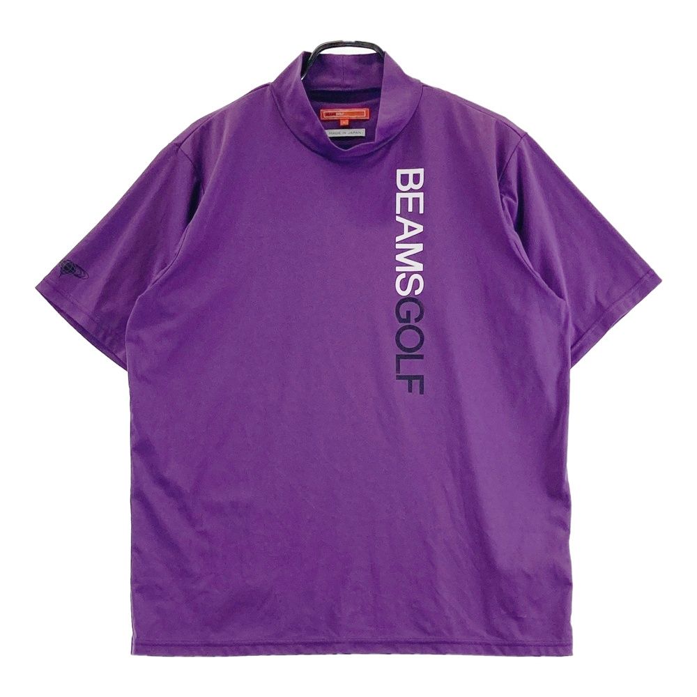 サイズ：L BEAMS GOLF ビームスゴルフ ハイネック 半袖Tシャツ パープル系 [240101704249] ゴルフウェア メンズ ストスト 6,864円