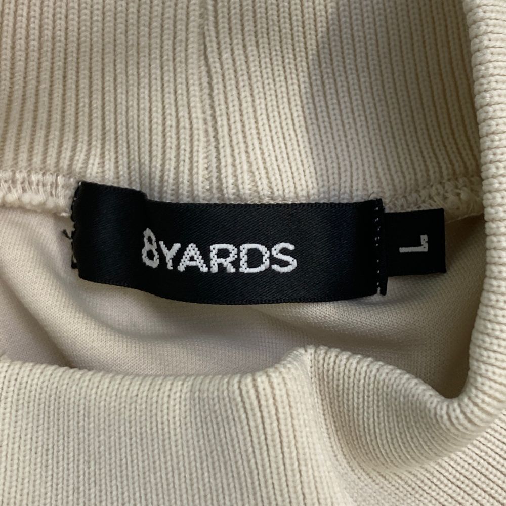 サイズ：L 8YARDS ハチヤーズ モックネック 半袖Tシャツ プルオーバー