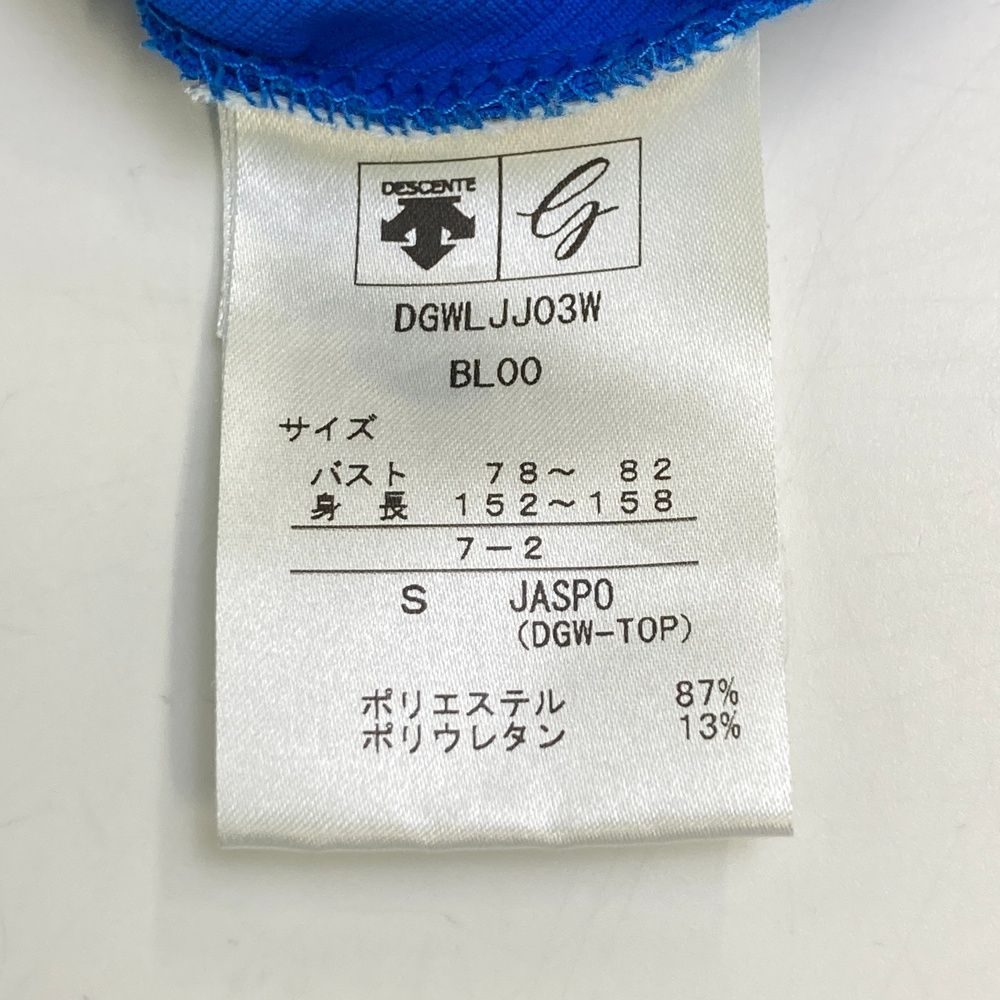 サイズ：S DESCENTE GOLF デサントゴルフ ノースリーブワンピース