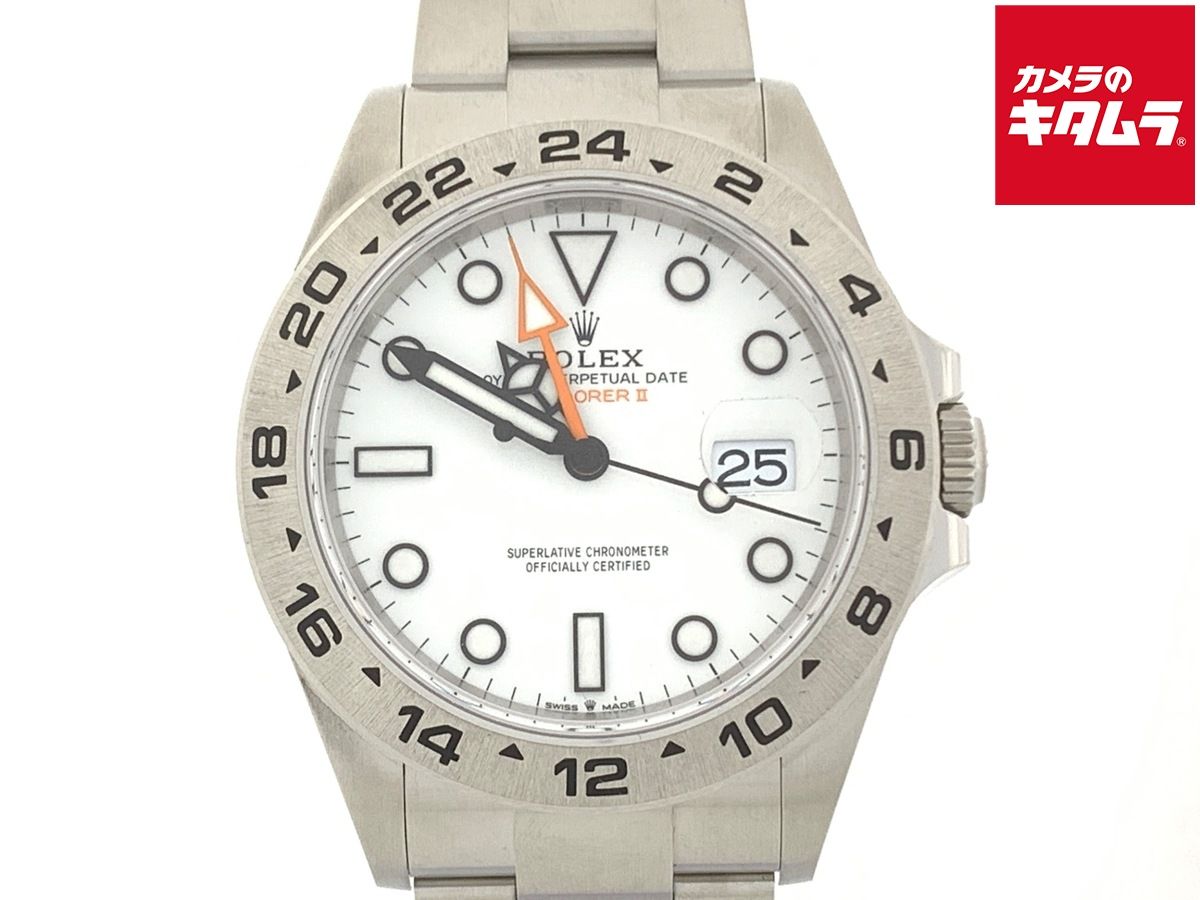 【中古】 【良品】 ロレックス(ROLEX) エクスプローラーII ホワイト 226570 ステンレス