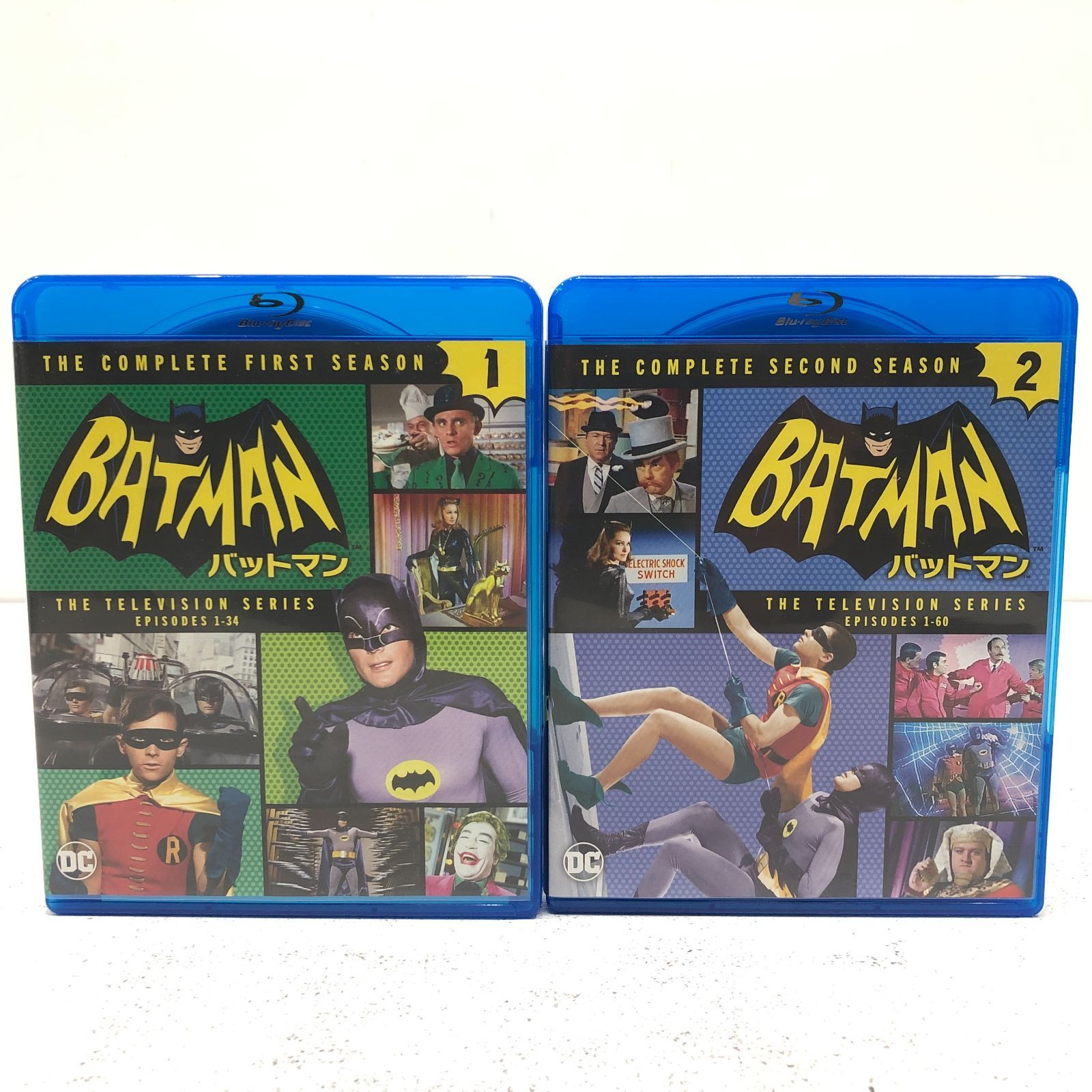 【小牧店】バットマンTV BD Blu-ray シーズン１　シーズン２ コンプリート・セット 【PY301-0127】