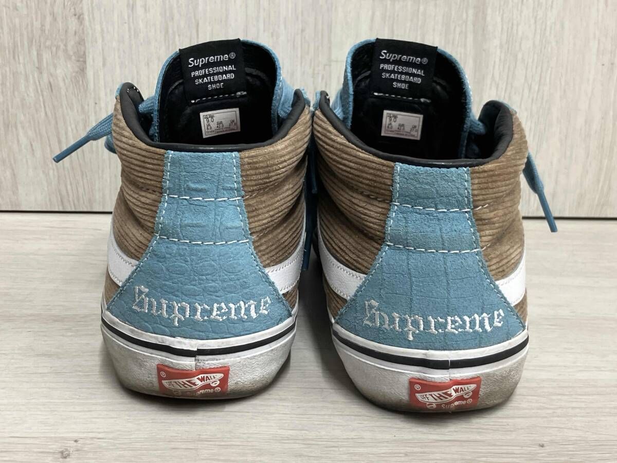 VANS×Supreme バンズ シュプリーム スニーカー 27cm Sk8 mid 