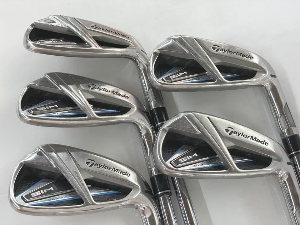 テーラーメイド　SIM MAX　KBS MAX85 JP　Sフレックス　アイアンセット　中古　ゴルフドゥ！岡山青江店【最短即日発送】