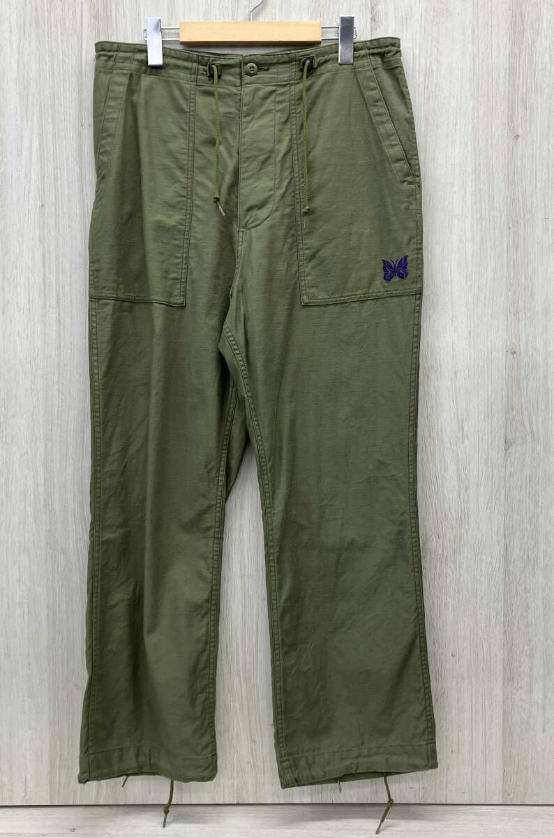 Needles String Fatigue Pant - Back Sateen OLIVI MR 222 ニードルズ ストリング ファティーグ パンツ バック オリーブ 藤沢大庭店