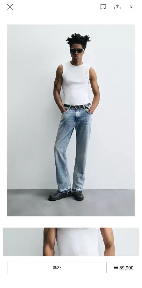 ZARA フレア ブーツカット 32 サイズ