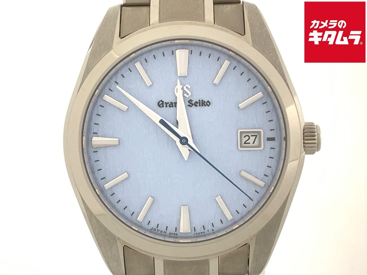 【中古】 【美品】 グランドセイコー クォーツ ヘリテージコレクション ブルー SBGX357/9F62-0AR0 チタン