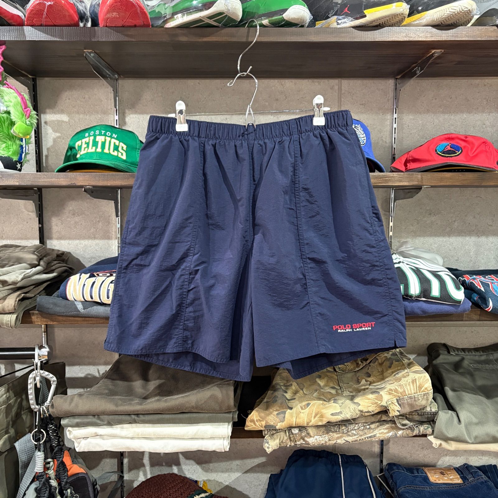 【90s / POLO SPORT / Nylon Shorts / L】
