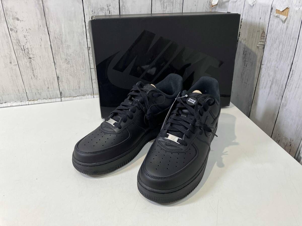 NIKE ナイキ スニーカー CU9225-001 Supreme Air Force 1 Low 'Black シュプリーム エアフォース ブラック 27cm