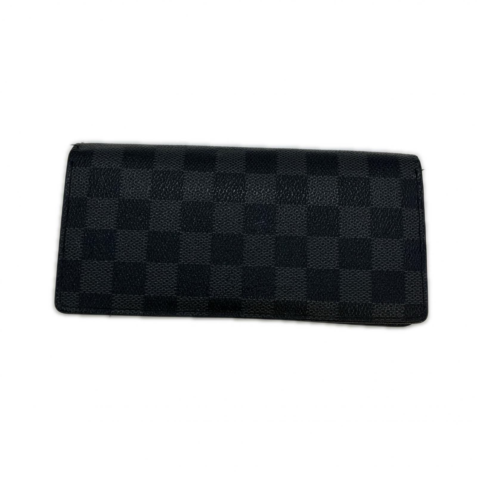 LOUIS VUITTON ルイヴィトン ダミエ・グラフィット 二つ折り長財布 N62665 ブラック