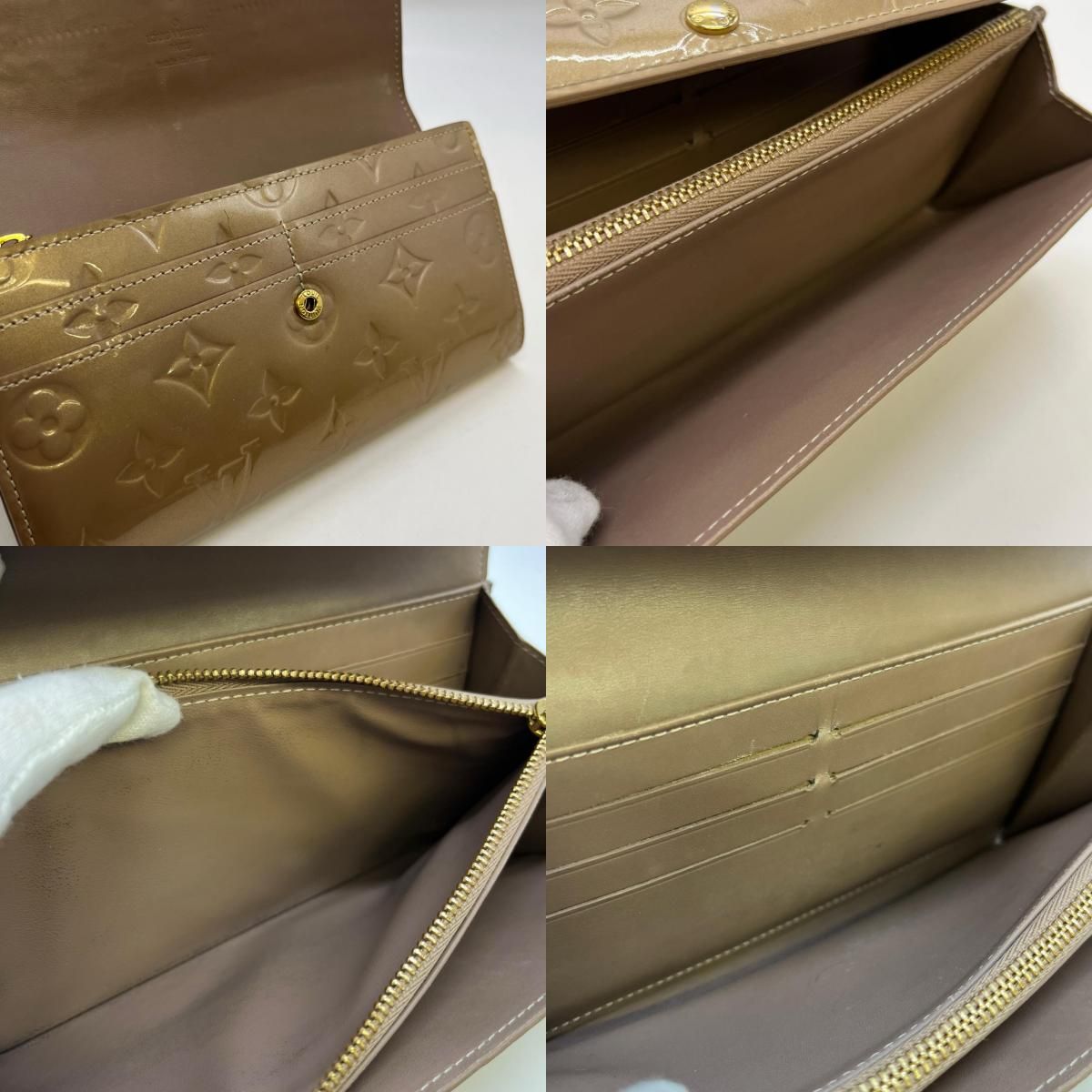 LOUIS VUITTON ルイヴィトン ヴェルニ ポルトフォイユ サラ 箱・布袋付 