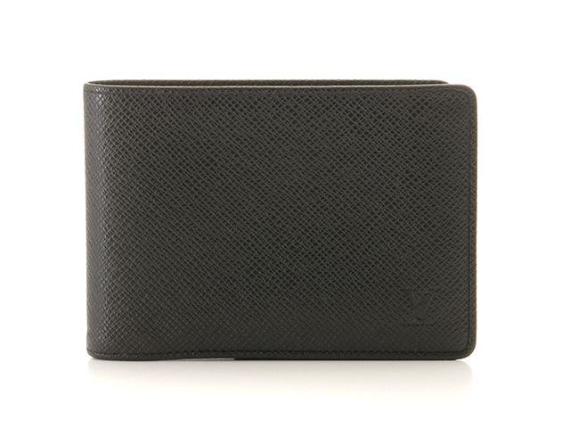 LOUIS VUITTON ルイ・ヴィトン ポルトビエ・3ヴォレ 2つ折りカード・札入れ M30422 タイガ アルドワーズ メンズ【中古】460