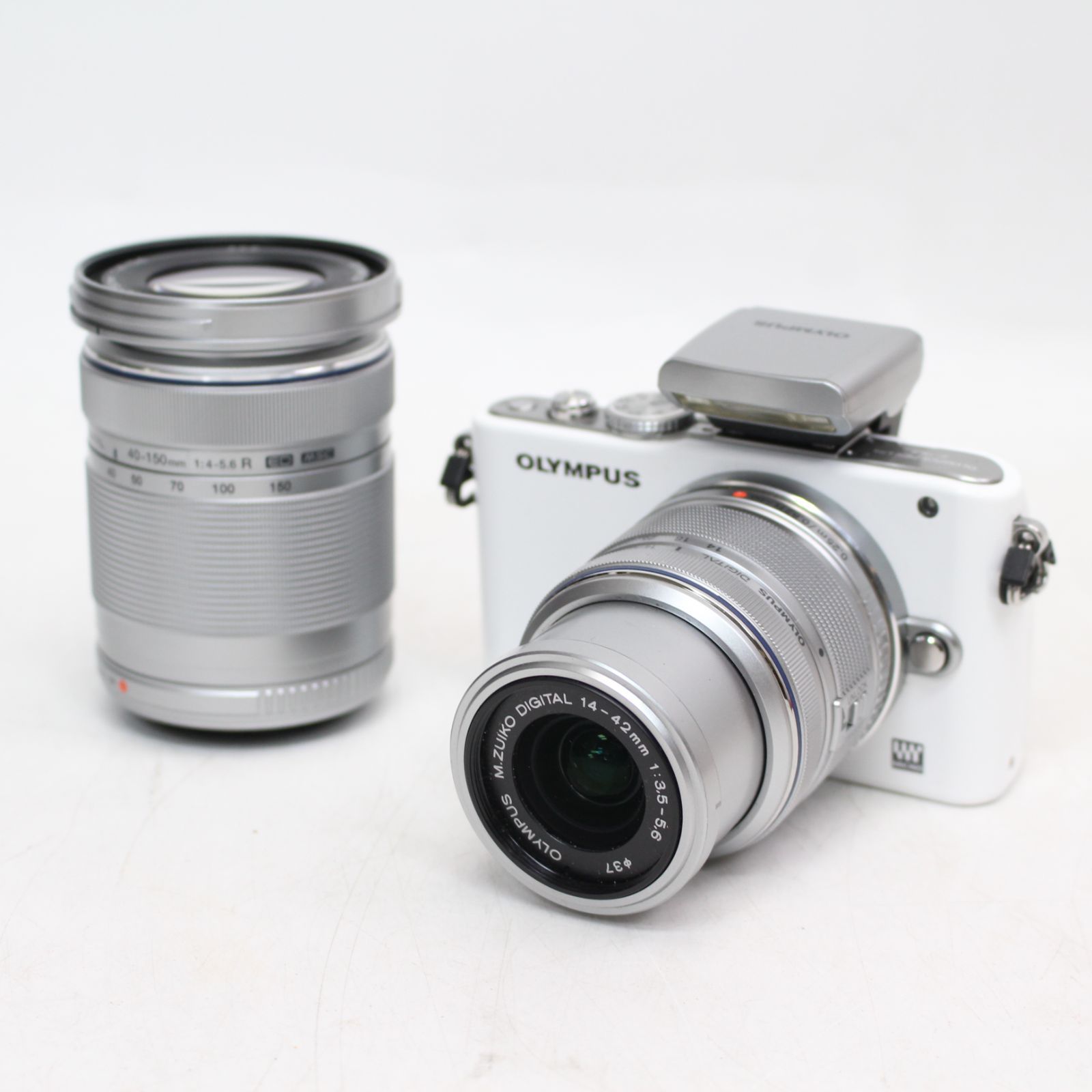 カメラ 339)OLYMPUS ミラーレス一眼カメラ PEN Lite E-PL3 レンズ