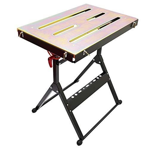 KIKAIYA 溶接テーブル 折りたたみ式 作業台 W760×D510×H830mm ウェルディングテーブル 溶接台 FWT-1so