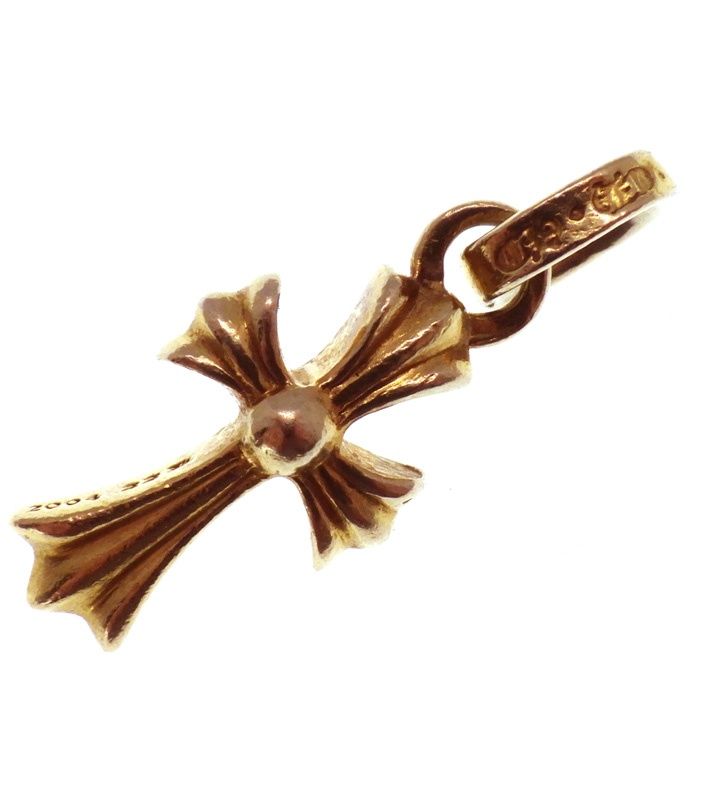クロムハーツ CHROME HEARTS 【 22K CRS BBYFAT 】 ベイビーファット チャーム ゴールド ネックレストップ n11255