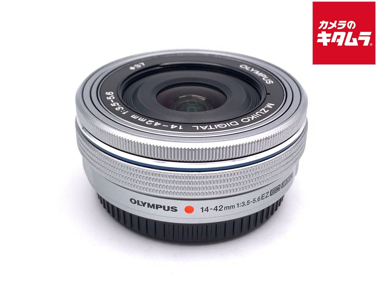 【中古】 【並品】 オリンパス M.ZUIKO DIGITAL ED 14-42mm F3.5-5.6 EZ シルバー