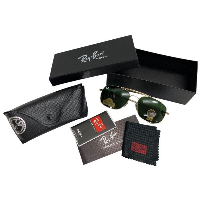 未使用/Ray-Ban レイバン/サングラス/RB3560/ゴールドカラー×グリーン
