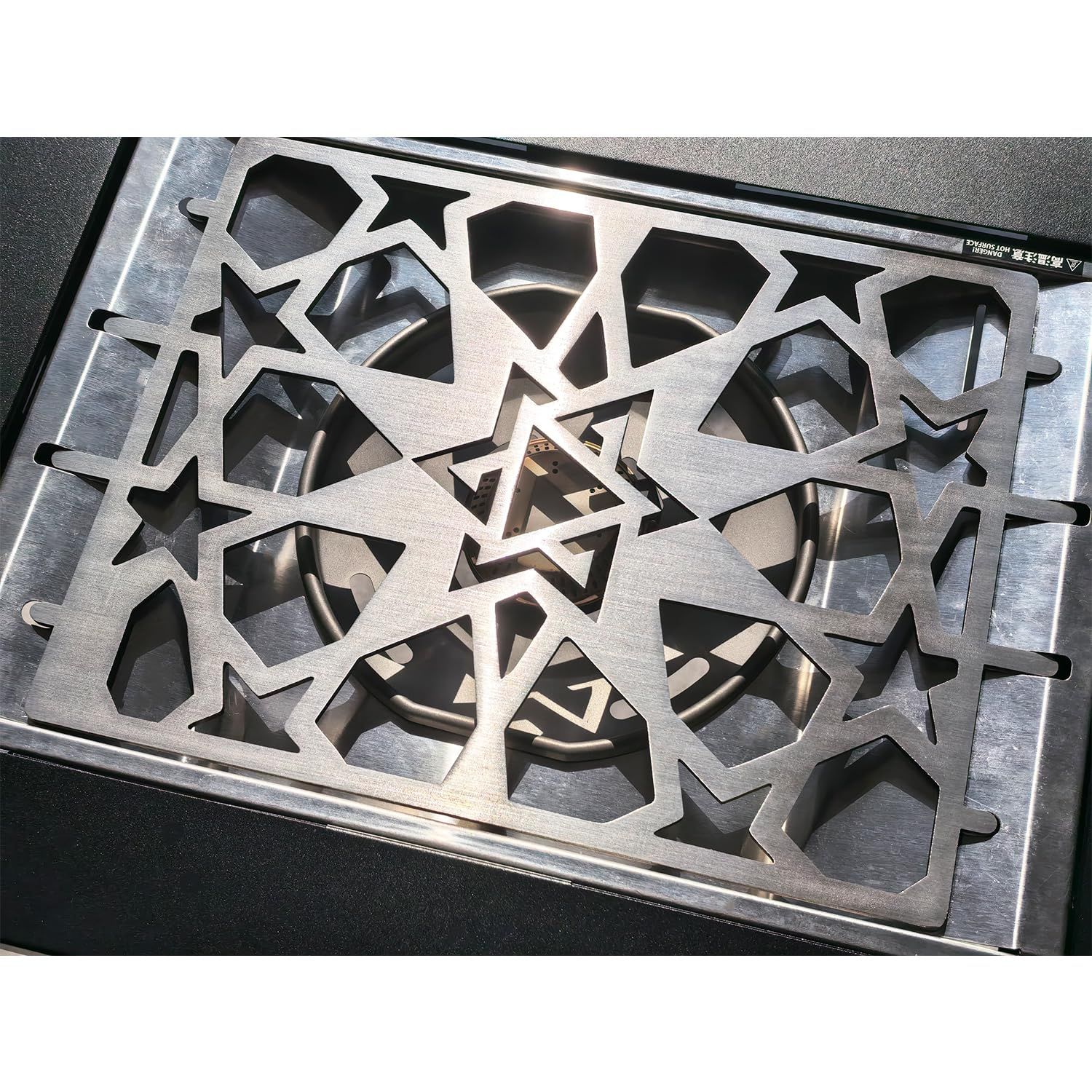 Fieekty フラットバーナー用五徳 スノーピーク-GS-450R対応 304ステンレス 天板 鉄板 五徳 フラットバーナー ?4mm厚″mn 33eac0d8