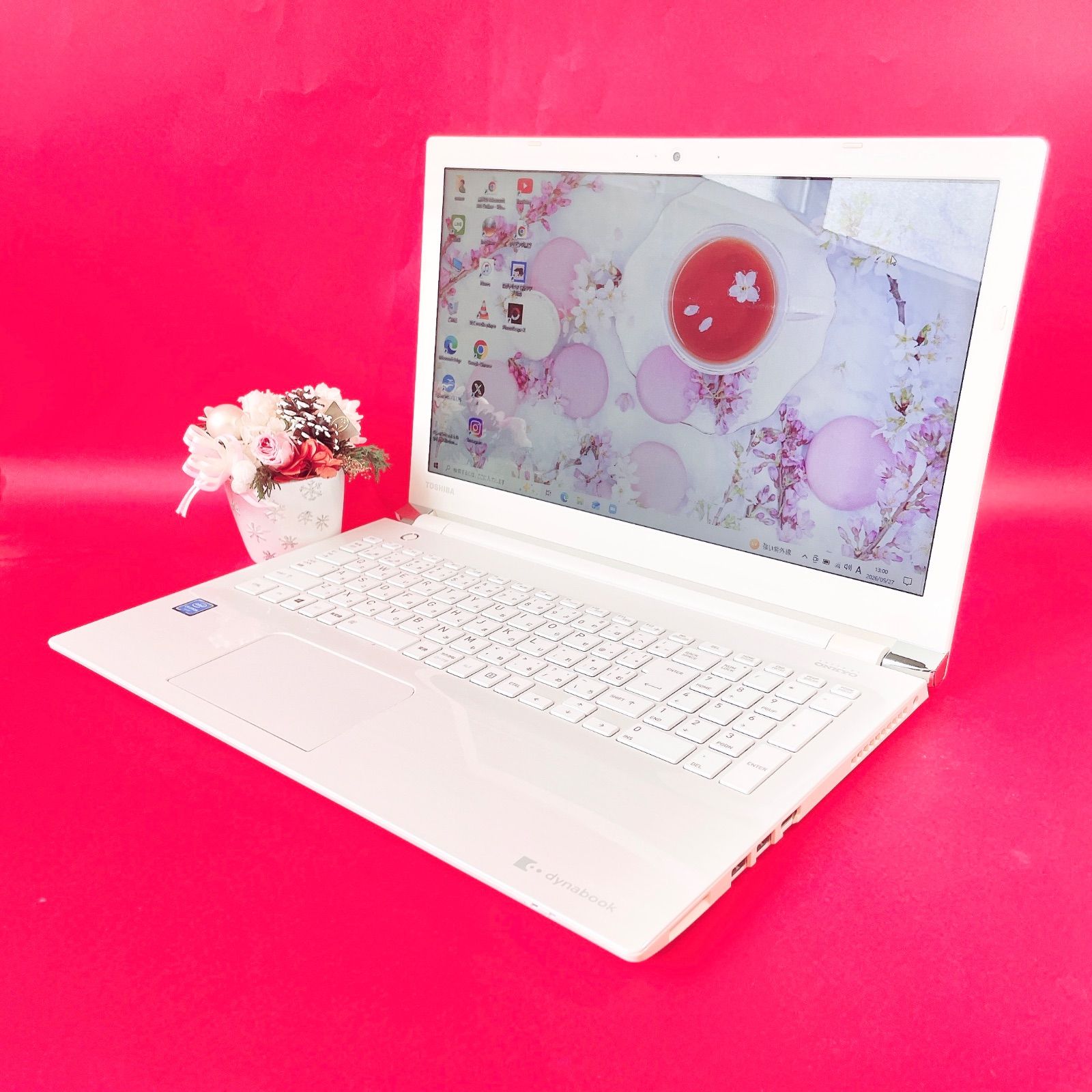 Dynabook T45 中古品　マウス付き 東芝dynabook T45 Celeron/SSD256GB/Office付 - メルカリ