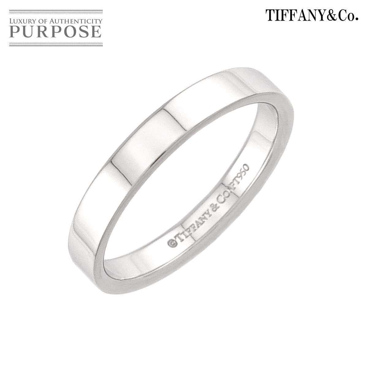 ティファニー TIFFANY&Co. クラシック 14号 リング 幅3mm Pt プラチナ 指輪 Ring 90326422 49,200円